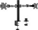 LogiLink BP0106 Επιτραπέζια Βάση για 2 Οθόνες 17" - 32", Ρυθμιζόμενος Βραχίονας Γραφείου