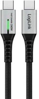 LogiLink USB-C 20 Gb/s, 240W 1.5m w oplocie czarny
