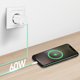 LogiLink USB-C 0.5m w nylonowym oplocie zielony