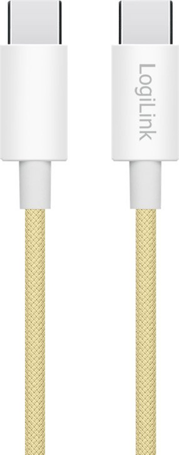 LogiLink USB-C 0.5m με νάιλον επικάλυψη κίτρινο