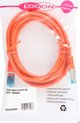 LOGON Καλώδιο Δικτύου Cat5e SF/UTP RJ-45, 10m, Πορτοκαλί