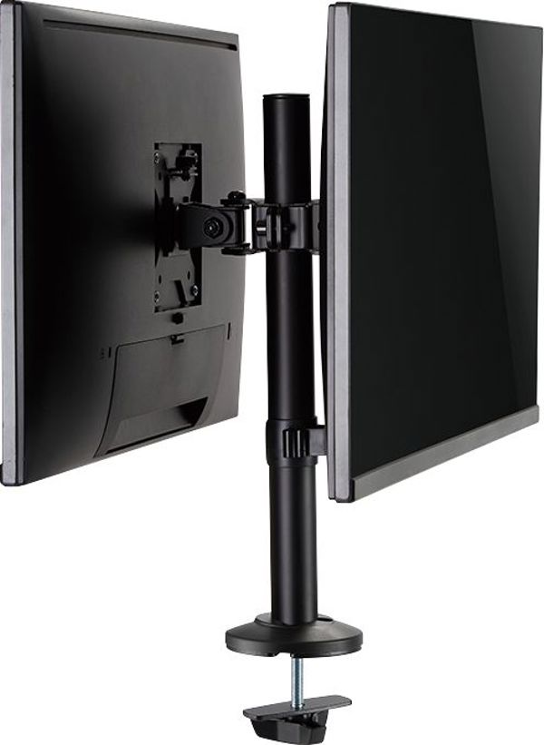 LogiLink BP0109 Επιτραπέζια Βάση για 2 Οθόνες 17"-32" με Διαχείριση Καλωδίων