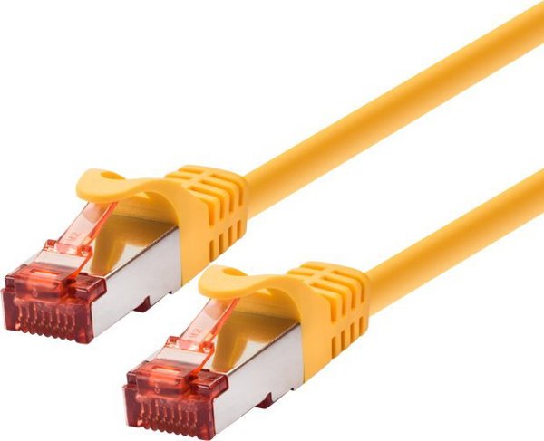 LOGON TCF66F003Y καλώδιο δικτύου Κίτρινο 0,3 μ Cat6a F/UTP (FTP)
