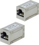 LogiLink αντάπτορας patchcord 1:1 Cat.6A STP με μεταλλική θήκη