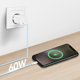 LogiLink USB-C 0.5m w nylonowym oplocie niebieski