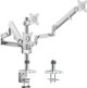 LogiLink BP0090 Επιτραπέζια Βάση για 3 Οθόνες 17"-27" με Ρυθμιζόμενο Ύψος και Περιστροφή