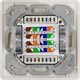 LogiLink NP0128 Πρίζα Δικτύου Cat.6A, 2x RJ45 Θωρακισμένη, Καθαρό Λευκό