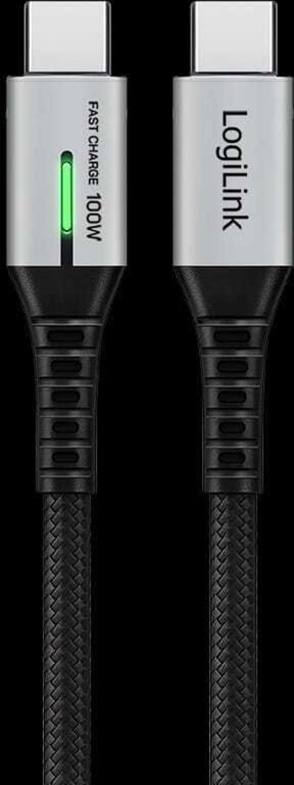 LogiLink USB-C 20 Gb/s, 100W 1.5m w oplocie czarny