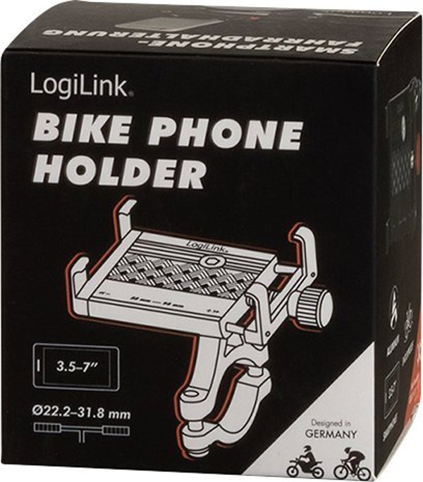 LogiLink AA0146 παθητική βάση για κινητό τηλέφωνο/Smartphone Μαύρο, Κόκκινο