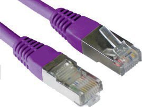 LOGON LOGON SSTP Cat6a kabel sieciowy Fioletowy 5 m