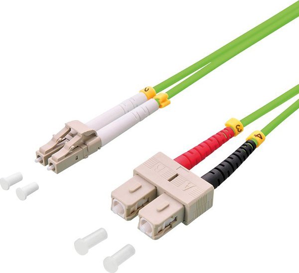 LogiLink FP5LS10 καλώδιο InfiniBand οπτικό 10 μ LC SC πράσινο