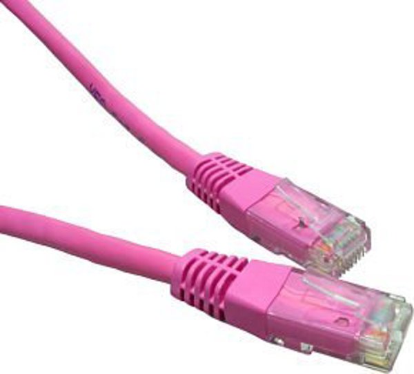 LOGON FTP Cat5e 5m καλώδιο δικτύου Ροζ