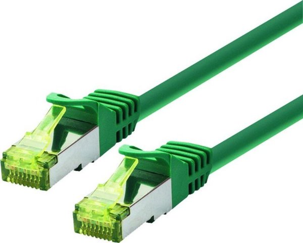 LOGON TCR6ASS070G kabel sieciowy Zielony 7 m Cat6a S/FTP (S-STP)