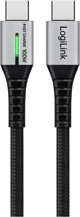 LogiLink USB-C 20 Gb/s, 100W 0.5m w oplocie czarny