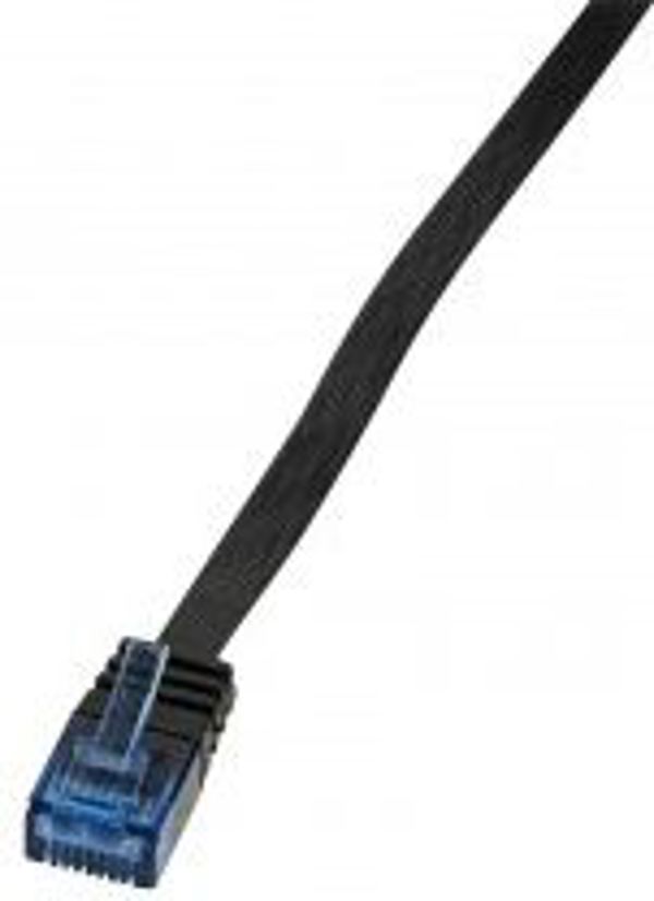 LogiLink RJ-45 κατ.5e 3μ μαύρο (CP0136B)