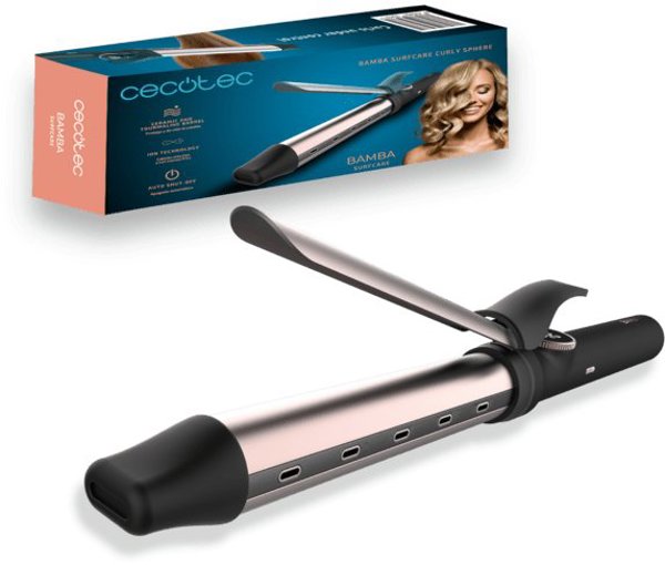 Ηλεκτρική Πρέσα Μαλλιών Cecotec SurfCare Curly