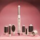 Σεσουάρ-Ισιωτικό Μαλλιών Cecotec CeramicCare 8in1 AirGlam Gyro Champagne