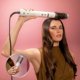 Σεσουάρ-Ισιωτικό Μαλλιών Cecotec CeramicCare 8in1 AirGlam Gyro Champagne
