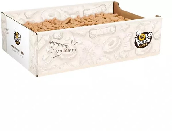 Lolo Pets Classic Μπισκότα Σκύλου με Σολωμό 2kg