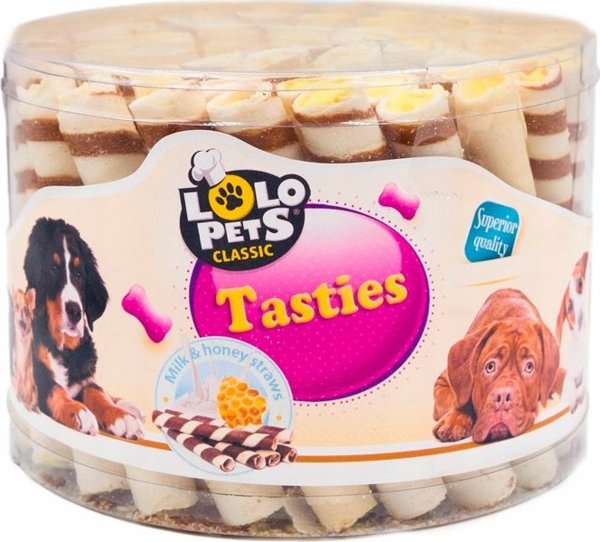 Lolo Pets Classic Σωλήνες Γάλακτος και Μελίου για Σκύλους - Λιχουδιές Επιβράβευσης, 8040712