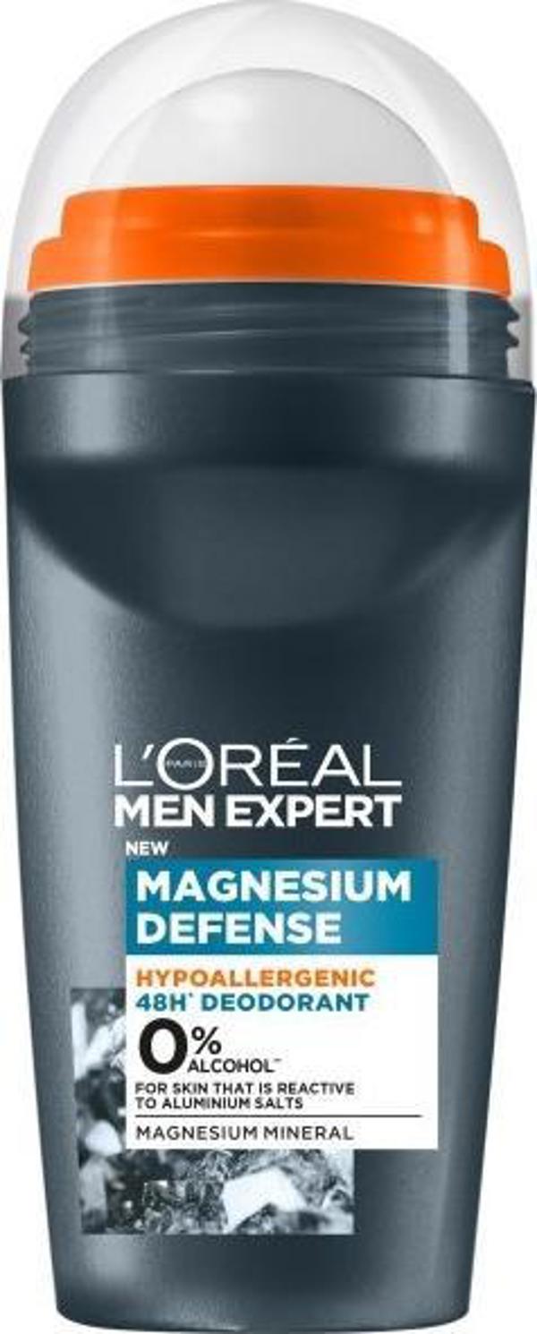 L’Oreal Paris LOREAL_Men Expert Magnesium Defense υποαλλεργικό αποσμητικό Roll-On 50ml