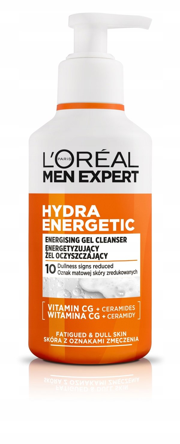 L'OREAL Men Expert Hydra Energetic Ενεργοποιητικό τζελ καθαρισμού προσώπου για άνδρες 260ml