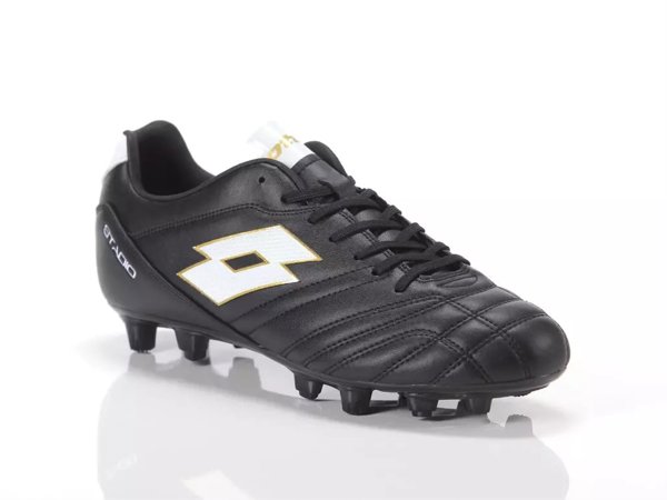 LOTTO BUTY Stadio 705 FG Unisex All Black/All White 11.0 45.5