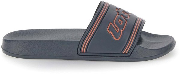 LOTTO KLAPKI Midway IV Slide Cool Gray 11C/Persimmon Orange Men 10.0 42.0