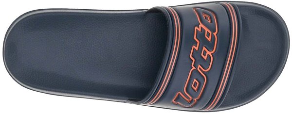 LOTTO KLAPKI Midway IV Slide Cool Gray 11C/Persimmon Orange Men 10.0 42.0