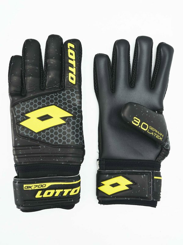 Γάντια LOTTO GLOVE GK 700 II Junior All Black/Acacia Green 11.0