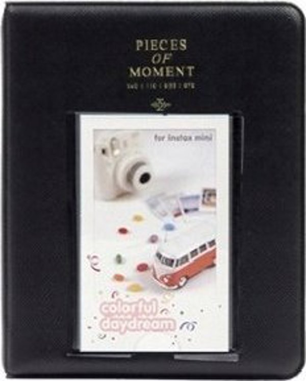 LoveInstant Άλμπουμ Φωτογραφιών για Fujifilm Instax Mini, 64 Θέσεις, Μαύρο
