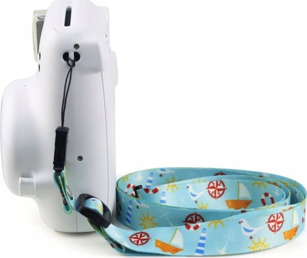 LoveInstant Ιμάντας Λαιμού για Fujifilm Instax Mini 11 8 9 70 90, Ρυθμιζόμενο Λουράκι Κάμερας, Θαλασσί Χρώμα