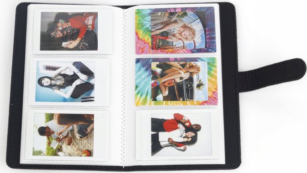 LoveInstant Άλμπουμ Φωτογραφιών για Fujifilm Instax Mini, 96 Θέσεις, Σχέδιο Τουλίπες