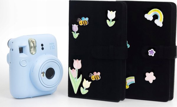 LoveInstant Άλμπουμ Φωτογραφιών για Fujifilm Instax Mini, 96 Θέσεις, Σχέδιο Τουλίπες