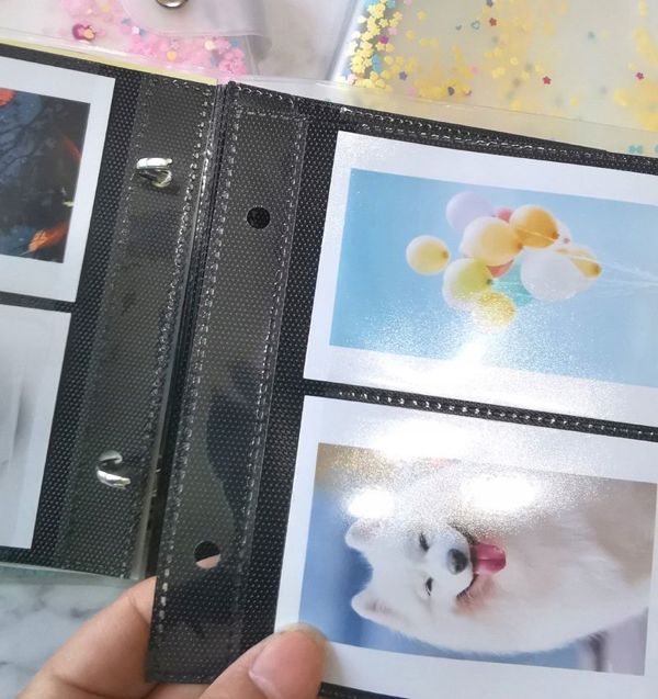 Άλμπουμ Φωτογραφιών LoveInstant για Fujifilm Instax Mini 100 Θέσεων, Συμβατό με Polaroid 2x3'' και 2,1x3,4'', Διαφανές