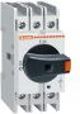Lovato Electric μαύρο περιστροφικό κουμπί IP65 με άμεση εναλλαγή (GEX66ND)