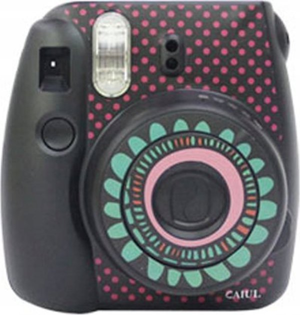 LoveInstant Αυτοκόλλητο Δέρμα για Fujifilm Instax Mini 8 - Μαύρο