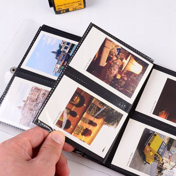 LoveInstant Άλμπουμ Φωτογραφιών για Fujifilm Instax Mini 11 90 9 8 7, Χωρητικότητα 100 Φωτογραφιών, Διάφανο Κάλυμμα