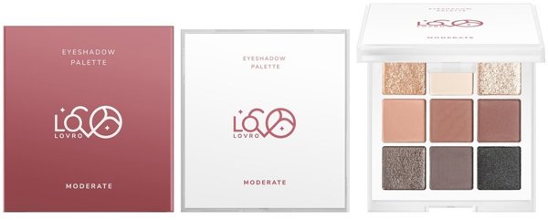 LOVRO_Eyeshadow Palette Moderate paleta cieni do powiek 8g