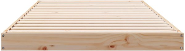 Lozko ramowe vidaXL 90x210 cm z litego drewna sosnowego