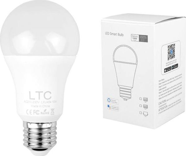 Λάμπα LED RGB Smart Home LTC 10W με απομακρυσμένο έλεγχο WiFi