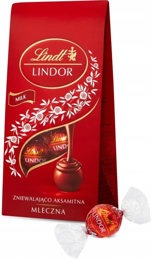 LUBS Praliny mleczne LINDOR, Lindt, 100g