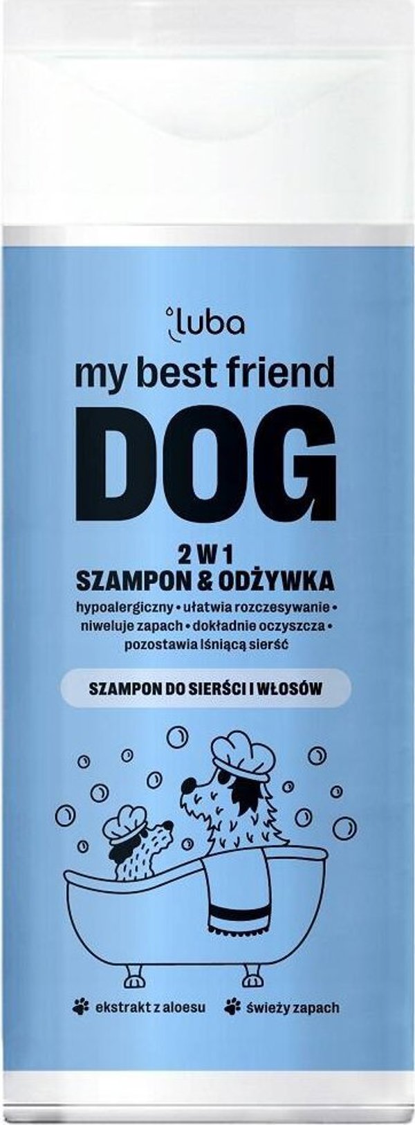 Luba my best friend DOG σαμπουάν και μαλακτικό 2 σε 1 για σκύλους 200ml