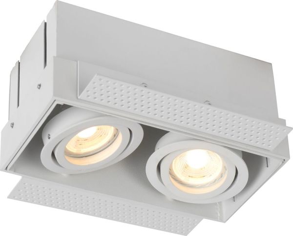 Lucide Wpust podtynkowy bialy Lucide TRIMLESS 09925/02/31