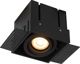 Lucide Wpust podtynkowy czarny Lucide TRIMLESS 09925/01/30