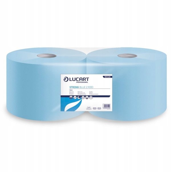 Lucart Strong Blue 2.1000 Χαρτί Υγείας σε Ρολό, 2 Στρώσεις, 300m, Κυτταρίνη, 2 Ρολά