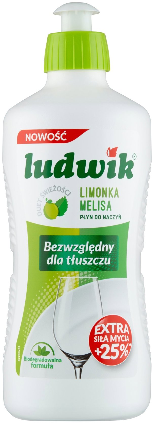 Ludwik Υγρό Πιάτων με Άρωμα Lime και Μελισσόχορτο 450ml