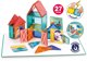 LUDI magnetinis konstruktorius „Ūkis“ 2D/3D su pagrindu, 27 vnt., 2–10 m.