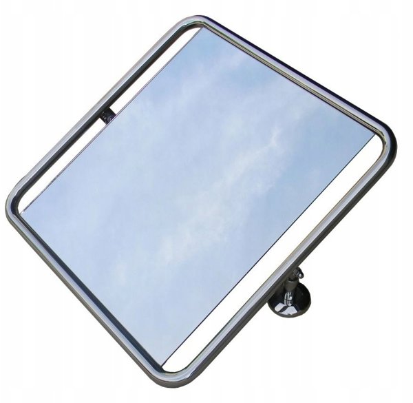 LU INOX LUSTRO UCHYLNE W PELNEJ RAMIE INOX FI25