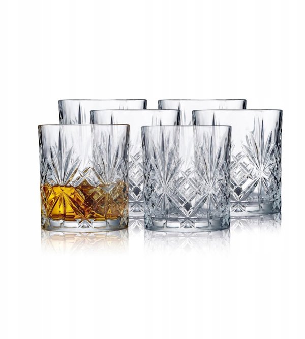 Lumarko Lyngby Glas Melodia Ποτήρια Ουίσκι από Κρύσταλλο 31cl - Σετ 6 Τεμαχίων 5722009161074